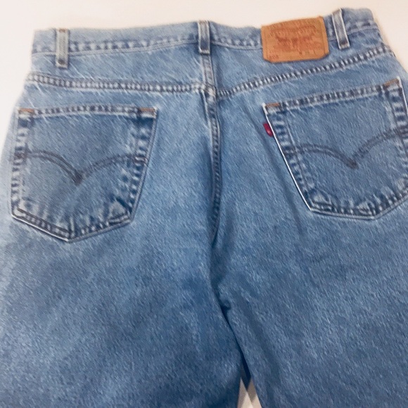 Levi’s 505 blue jean shorts 36w - Picture 4 of 5